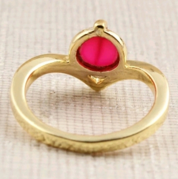 Pink Chalcedony circlet ring - Picture 6 of 7